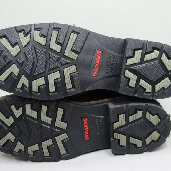 NEW WOLVERINE Mens Wellington Rancher Boots Size 8M Waterproof Steel Toe Pull-On - Picture 2 of 9